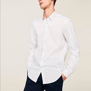 Men’s Zara Pattern Button Down Shirt